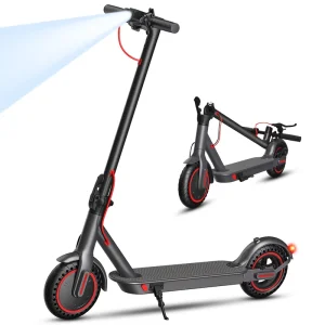 8.5-inch Portable Foldable Brushless 350W 36V 7.8Ah Waterproof Electric Two-wheeled Scooter with LED Lights for Urban Commuting