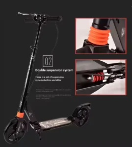 A5S 2-Wheel Kick Scooter Non-Electric Foot Scooter for Kids Wheel Device