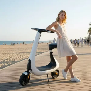 APP Control Long Range Commute Scooter Mini U Shape Aluminum Alloy Frame Foldable Lithium Battery for Male Female Riders