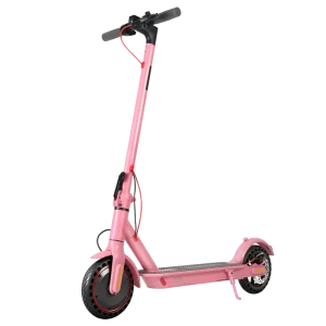 AU Warehouse High Carbon Steel Foldable Electric Scooter 8.5 Tire 350W Motor 36V 10.4Ah Lithium Battery Pink E Scooter with APP