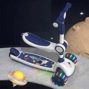 Adjustable Foot 3 Wheel Kids Kick Scooter Foldable Foot Scooter
