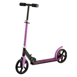 Adjustable Handle Adult Foldable Steel Aluminum Plastic Frame ABEC-7 Bearing 200mm PU Wheels Pedal Foot Push Scooter Disc Brake
