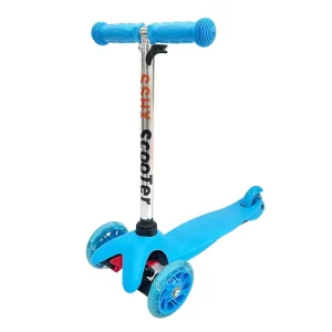 Adjustable Height Child Scooter Girls Boys Mini Kids Kick Scooter With LED Light Wheels Kids Foot Scooter