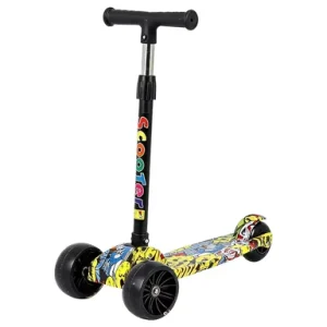 Adjustable Height Children’s Kick Scooter Foldable Mini Foot Scooter