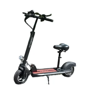 Adult Electric Folding Scooter Brushless 500W Motor Lithium Battery 40-60km Range Full Suspension 150kg Load