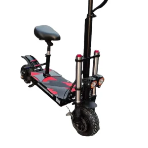 Adult Electric Scooter 6000W Dual Motors 52MPH 60V 38Ah 75 Miles 11 All-Terrain Tire Aluminum Alloy Foldable Waterproof