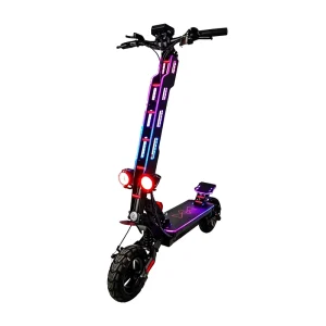Adult Electric Scooter Lithium Aluminum Alloy Frame LED Lighting Lightweight Electric Scooter for Adults