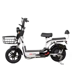 Adult Electric Scooter bike 14″ 350W Rear Hub Motor 48V 12Ah Lead Acid Battery 3-Speed Dual Suspension
