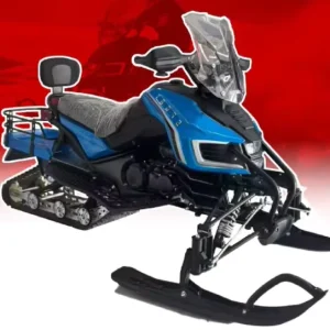 Adult Snowmobile Gas Powered Snow Scooter for Winter Sports & Mountain Use