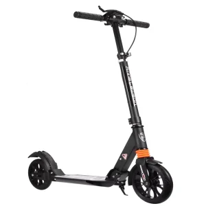 Adult Style Foldable Kick Scooter Balance Bike Double Shock Absorption Disc Brake Large Wheels Pro Scooter