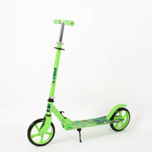 Adult Teens Sports Kick Scooter with 200 mm Big PU Wheels Foldable Foot Scooter for Easy Travel