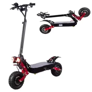 Adults Off Road Electric Scooters Dual Motor Electronic Scooter 11 Inch Big Wheel Foldable Electric Kick Scooter