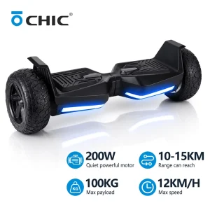All Terrain Off Road Hoverboard with 8.5 Inch Rugged Tires Dual Motor Self Balancing Scooter for Adults