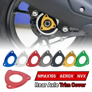 Aluminum Alloy Rear Wheel Axle Cover Motor Moped Decorative Cap Modification Part CNC Motorcycle Accessories
