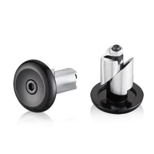 Anodized Black Aluminum Bar End Plugs Black Neo Chrome End Caps Pro Stunt Kick Scooter Accessories for All Scooter Brands