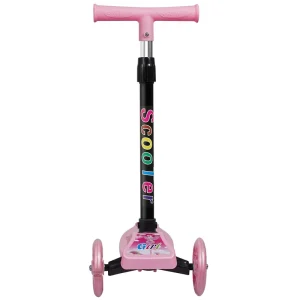 Baby Products Toys Foldable Scooter Kids PU Light Up 3 Wheels Music Children Kick Scooter Push Kids’ Scooter for Girls Boys