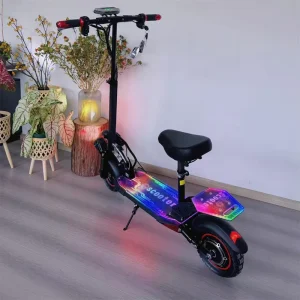 Beautiful Lights Adult Electric Scooters Fastest 350w 500w Motor Power Electric Kick Scooter