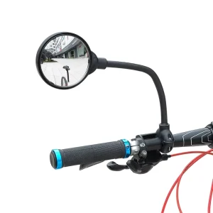 Bicycle Accessories Cycling Adjustable Plastic Aluminum HD Acrylic Convex Lens Foldable Scooters Bike Mirror Electric