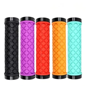 Bicycle Grips Rubber Soft Mountain Bike Grips Dustproof Waterproof Bike Handle Non slip MTB Cuffs Cycling Accessories