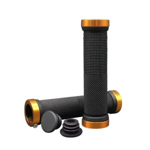 Bicycle Handlebar Cover Scooter Bike Durable Anti Slip Rubber Comfortable Handle Bars with Bar End Outdoor Parts Grips