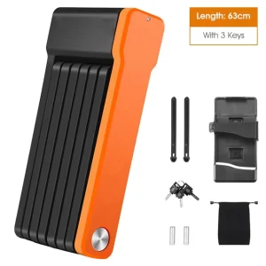 Bike Lock Anti Theft Electric Scooter Motorcycle Foldable Bike Chain Lock Padlock for MTB E Bike Candado Bicicleta