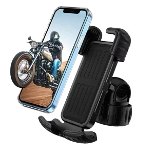 Bike Motorcycle Phone Holder Mount Quick Release Bike Phone Holder Handlebar Clamp Bicycle Scooter Phone Clip