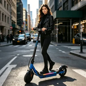 CE Certification 350w Electric Three Levels Speed Scooter Electric Adult with Front Rear 8.5 Inch Solid Tyre