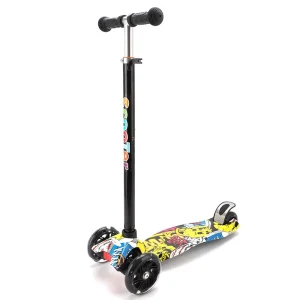 CE Certified Popular Type Kid Scooter Adjustable Height Children Girls Boys 3 PU Wheel Portable Outdoor Kick Scooter
