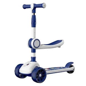 Children 2 10 Years Old Foldable Scooter 3 in 1 Pedal Scooter with Adjustable Height for Boys and Girls