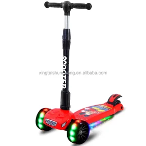 Children Baby Kids Scooters Luminous Wheel Outdoor 3 Wheels 2 in 1 Toys Kick Scooters Foot Scooter
