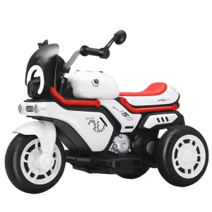 Children’s Electric Motorcycle Tricycle Baby Ride On Car Kid Sized Rechargeable Remote Control Plastic Toy Vehicle