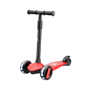 Children’s Pedal Scooters Detachable Three Wheeled Planar PU Wheel Height Adjustable