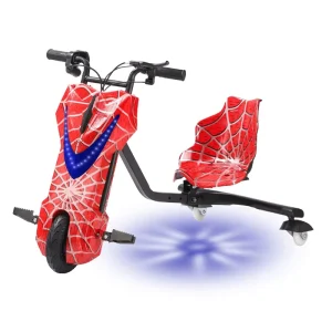 Children’s Three Wheeled Iron Body Drift Car Outdoor Balance Car Square Stall Electric Scooter