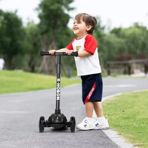 China Factory Kick Kids Scooter Light up 3 Wheels Scooter Foot Scooter for Sale