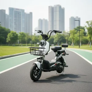China Factory Supply Electric Scooter Cool Sport Style City Bike Steel Frame Digital 3 Speed Brushless Motor Long Range