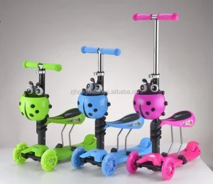 Chinese Factory 3 Weel Scooter Kids Kick Scooter Electric for Kids