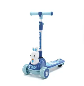 Colorful Widened Footboard Scooter Three-Wheel Height Adjustable New Model for Boys Export Business