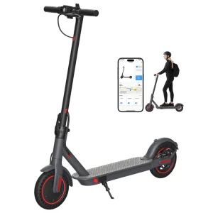 Custom Adult 350W Electric Scooters 8.5inch Tire Max Speed 18.6mph Folding App Control Waterproof for Leisure City Riding