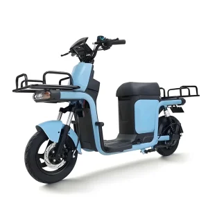 Custom Color Food Delivery Electric Bike 1000W Motor 60V20AH Battery Commercial Delivery Scooter with Cargo Rack