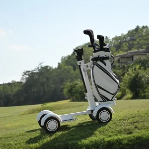 Custom Electric Golf Scooter 48V Lithium Battery 40KM Range Lightweight Foldable Travel Scooter