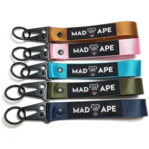 Custom Keychain Lanyard with Logo Polyester Mobile Phone Lanyard Strap Manufacturer