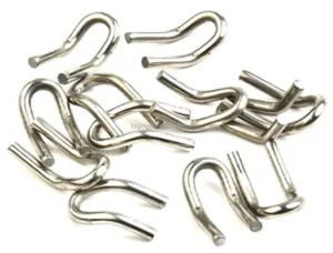 Custom Small Universal Stainless Steel Spring U Hook Adapter for Motorcycle Scooter Exhaust Pipe Muffler Bag Packed