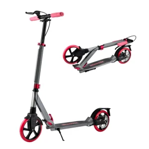 Customizable Adult Kick Foot Scooter Double-Sided Rear Suspension Big Wheel Logo Imprint Featuring Chinese Design