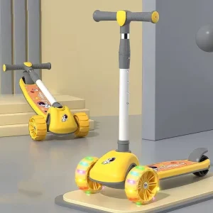Customizable Pedal Music Light Kids Scooter for 2 to 10 Years Old Children Baby Girl Kick & Foot Scooter
