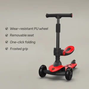 Customized Portable Safety Flexible Children Kids Kick Scooter Foot Scooter Three Wheel Scooter