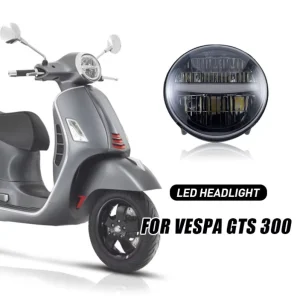 Dirt Bike LED Motorcycle Headlight for Primavera Vespa Scooter Accessories