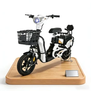 Double Seater Electric Moped Scooter 48V 60V 500W Removable Battery City E Bike for Couple