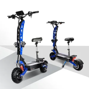 E8P High Power Aluminum Alloy Foldable Electric Scooter 35Ah Lithium Battery 6000W Brushless Motor Smart Electronic Off Road