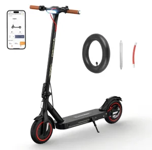 E9T Foldable Adult E Scooter 500W 32km h 22km Range Bluetooth App Rear Suspension