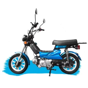 EEC Euro 5 Approval 49cc Mini Motorcycle Moped Gas Scooter with Pedal Short Seat for Adults